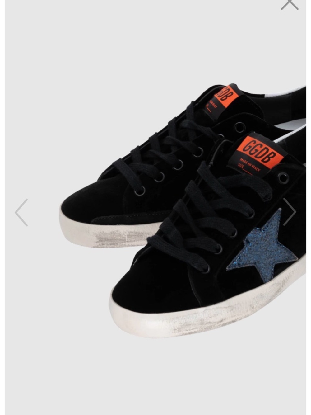 Golden Goose Superstar Black Suede Sneakers - Picture 4 of 10